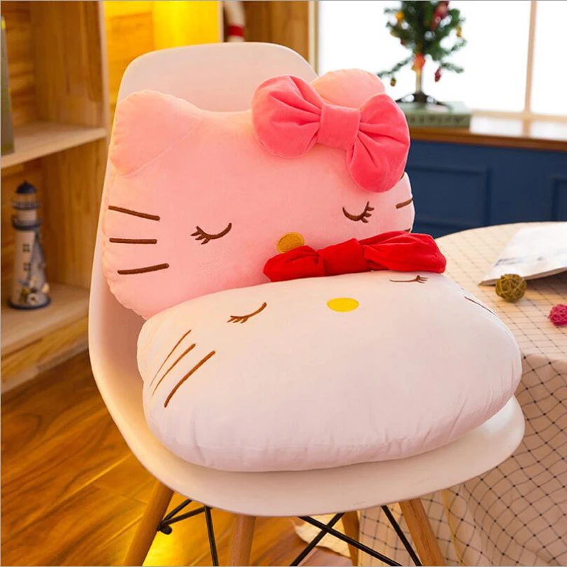 

Cartoon Hello Kitty Soft Plush Toy Stuffed Animal Cat Doll Plush Pillow Gift Send to Children & Friends