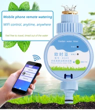 Mobile smart WIFI remote drip irrigation system garden irrigation spray automatic watering kit adjustable wifi smart watering valve intelligent drip irrigation phone remote controller diverse timing