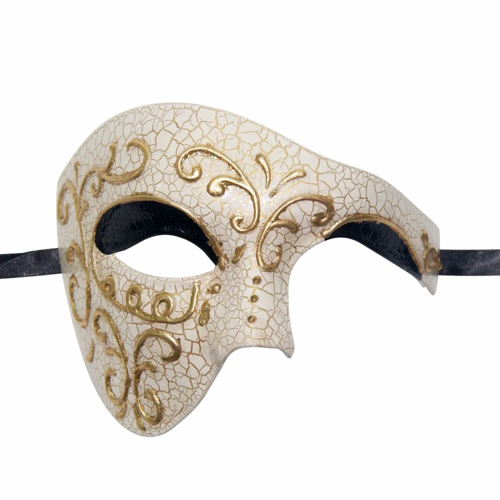 Unisex Halloween Vintage Luxury Masquerade Half Face Mask Ball