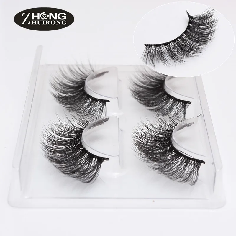 

ZHONGHUIRONG False Eyelashes 3D Mink Eyelashes Full Length Mink Natural Eyelashes DramaticFalse Eyelash Extensi