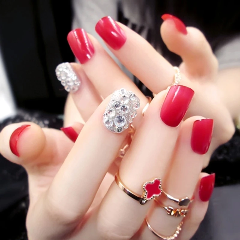 Online Ciuman merah Kuku Palsu Art Tips Acrylic Kuku Palsu Penutup Penuh Nail DIY Alat Jual Ciuman merah Kuku Palsu Art Tips Acrylic Kuku Palsu Penutup Penuh Nail DIY Alat