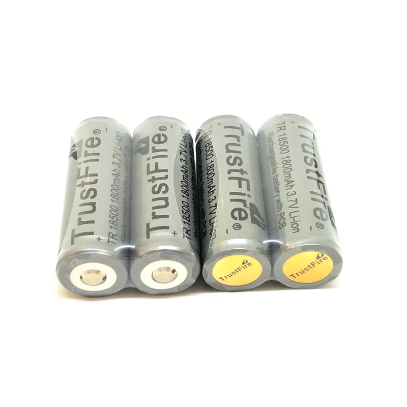 TrustFire TR 18500 3,7 V 1800mAh литиевая защищенная печатная плата 18500 аккумуляторная батарея с точечной головкой для электронной сигареты