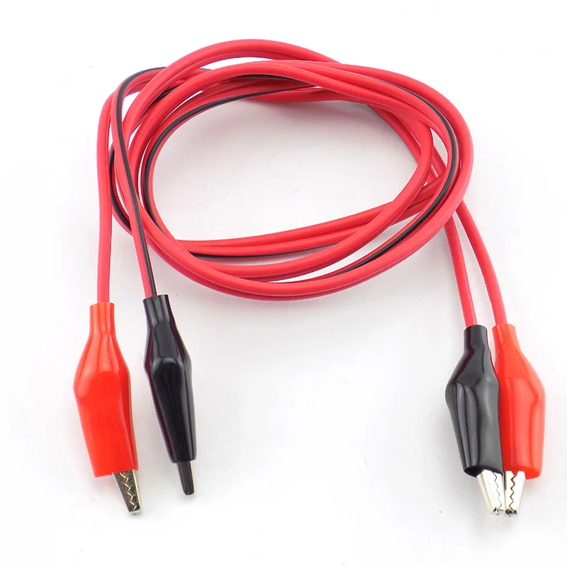 DealMux Pinzas de cocodrilo de bater/ía Pinzas el/éctricas aisladas de alta resistencia 20A con conector tipo banana de 4 mm