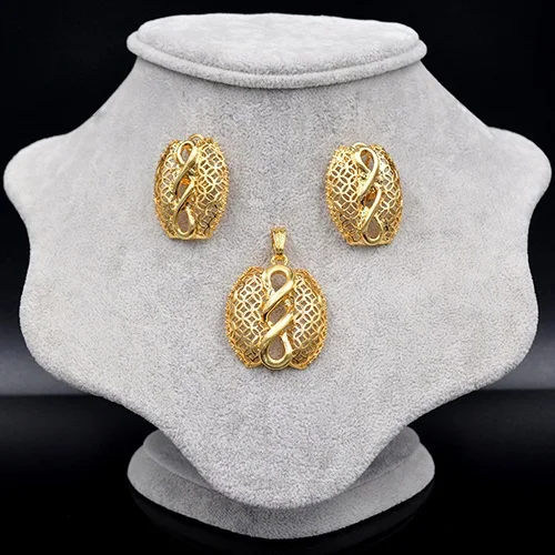 Sunny Jewelry модные ювелирные изделия Женские Ювелирные наборы колье серьги кулон сплав геометрические вечерние ювелирные изделия - Окраска металла: Earrings Pendanrt G