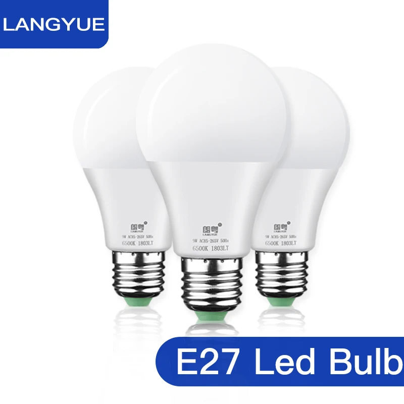 

E27 LED Bulb Light 220V 110V 3W 5W 7W 9W 12W 15W 18W Lampara Bombillas Led Lamp for Home Living Room Lighting Cold Warm White