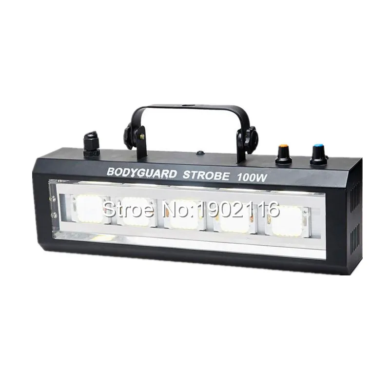 Niugul عالية الطاقة الصوت/السيارات التحكم 100 واط الأبيض/RGB LED ضوء إحترافي ، ديسكو حزب DJ المنزل الموسيقى فلاش العارض المرحلة الإضاءة