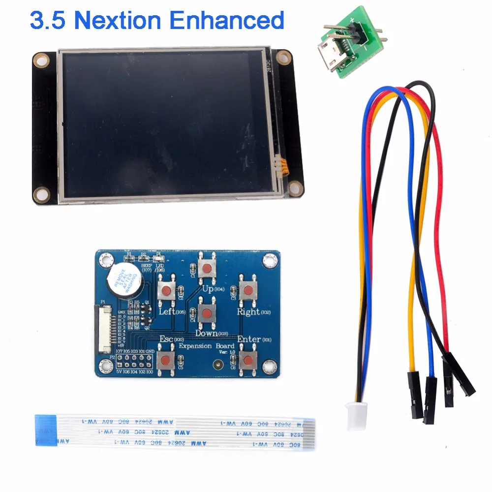 Интеллектуальный ЖК модуль Nextion Enhanced UART HMI сенсорный дисплей 3 5 дюйма с плата
