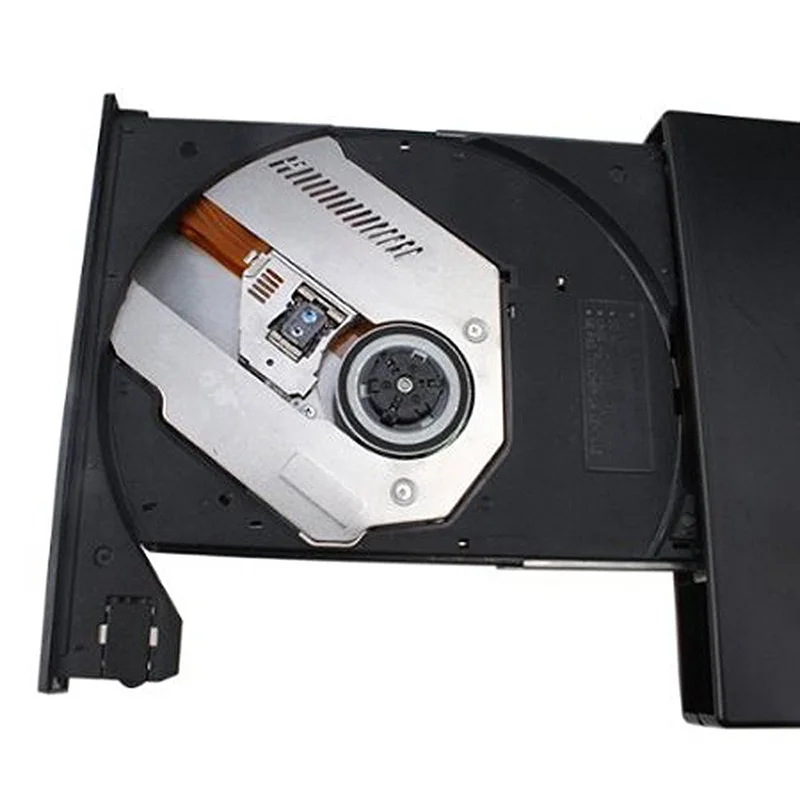 KuWfi USB2.0 External Blu-Ray DVD Drive Slim Writer Burner Play 3D Movie for WINDOWS XP/7/8/10 Optical drive