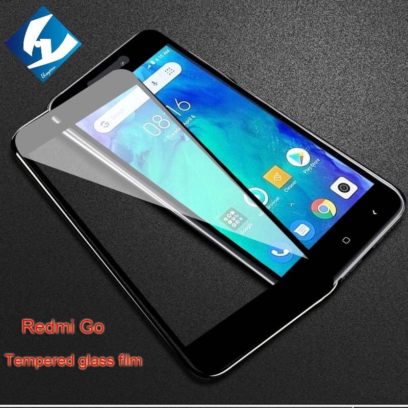 2 шт./лот 9 H закаленное стекло для xiaomi redmi Go полный охват экран протектор плёнки