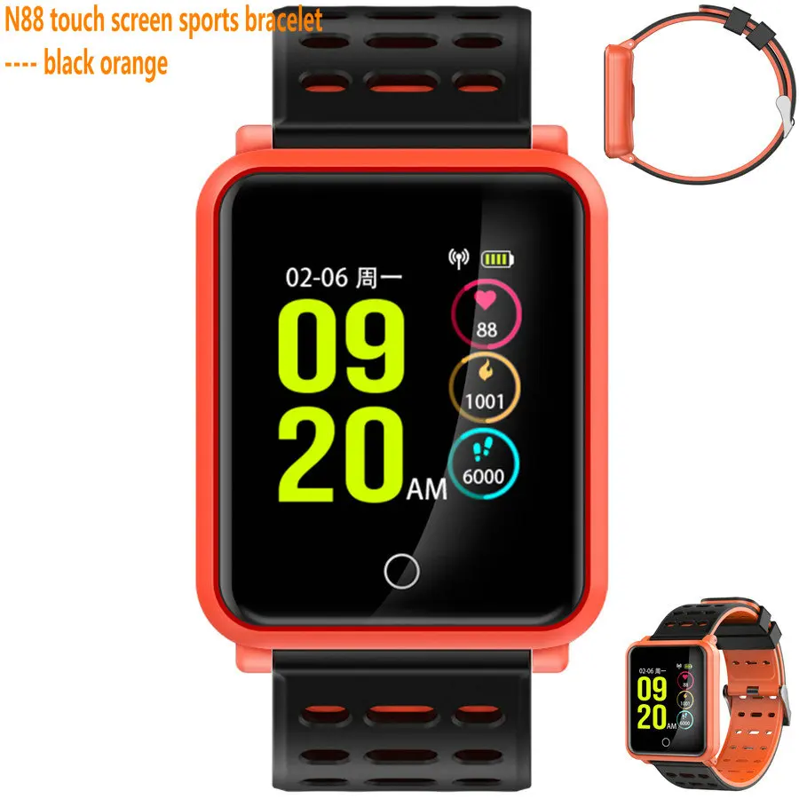 Cross-border hot N88 smart touch screen watch Sports waterproof step counter smart bracelet Cross-border hot N88 smart touch screen watch Sports waterproof step counter smart bracelet