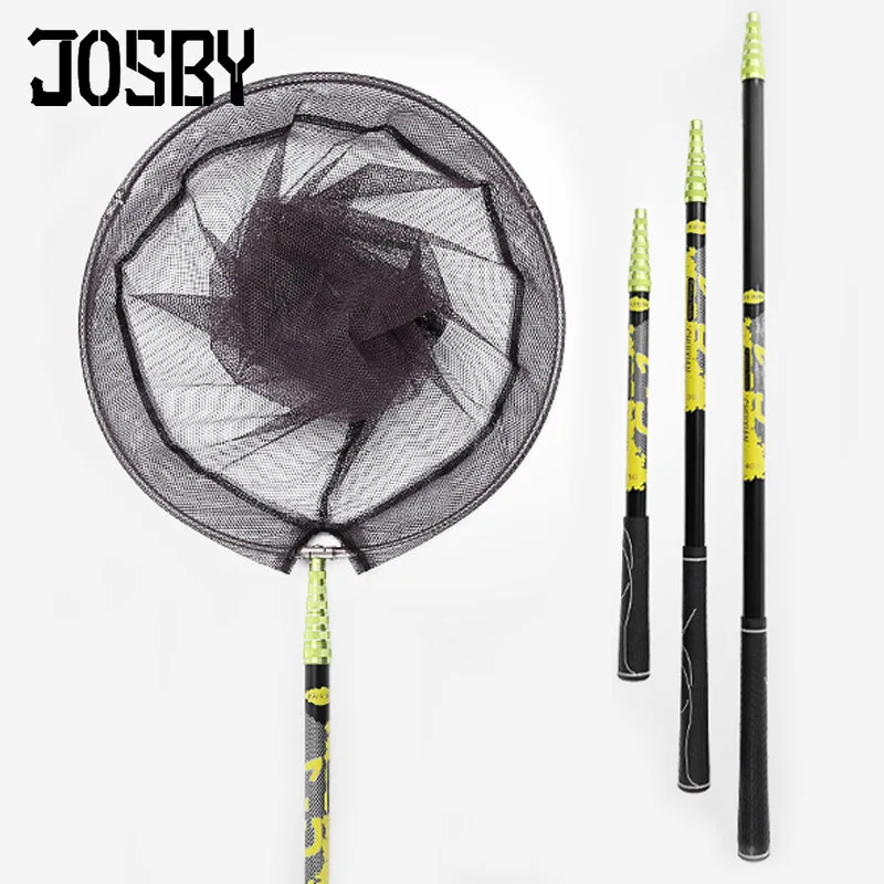 JOSBY قصبة صيد خشبية 2.1 m-3 m خفيفة قابل للسحب تصغير الهبوط اليد صافي الكربون القطب طوي الصيد صافي القطب والعتاد JOSBY قصبة صيد خشبية 2.1 m-3 m خفيفة قابل للسحب تصغير الهبوط اليد صافي الكربون القطب طوي الصيد صافي القطب والعتاد