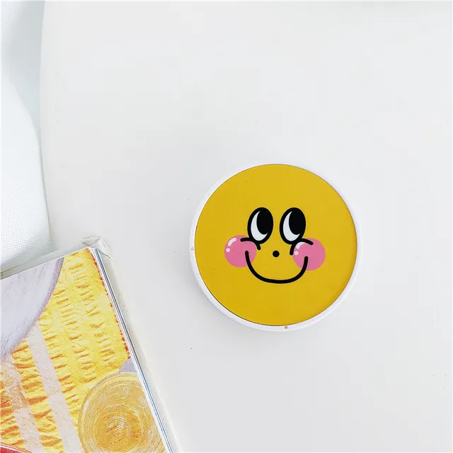 Cute smiley face Folding stand For Mobile phone Holder for iPhone X 8 7
