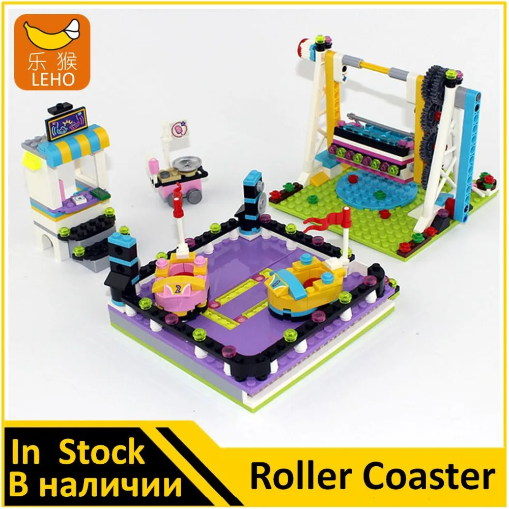 

Building Block Model 01009 Compatible Friends Amusement Park Roller Coaster 41133 Brick Model Educational Toys For Children