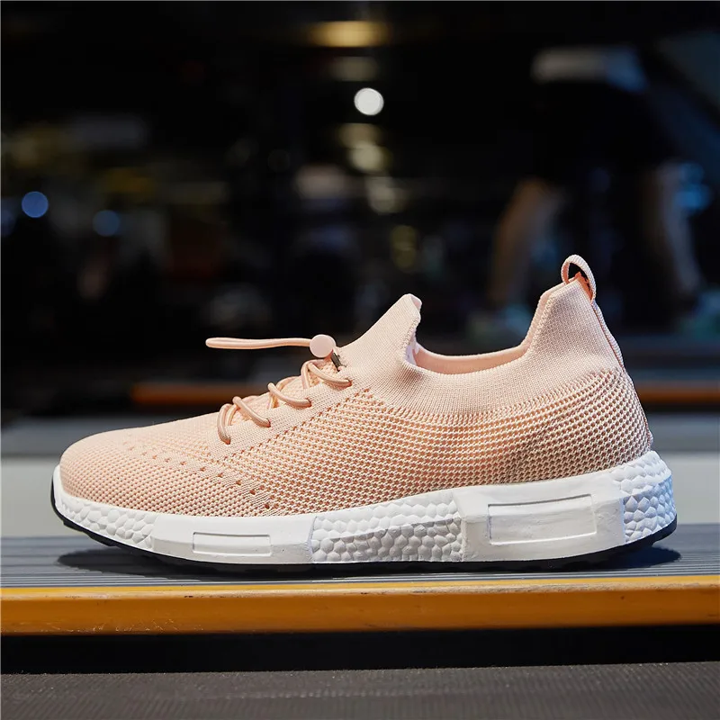 New Sneakers Woman 2019 Summer Comfortable Women'S Running Shoes breathable Lace Up Soft Mesh Sport Zapatillas Mujer | Спорт и