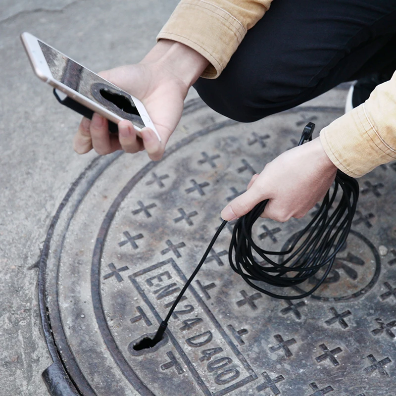 PROSTORMER Wifi Endoscope Camera Android 720P Iphone Endoscope Camera Waterproof Endoscopio Android iOS Boroscope Camera 4
