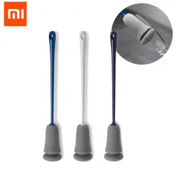 XIAOMI Mijia KISSKISS рыбка 3 шт. губка чашка щетка с длинной ручкой сменный кухонный чистящий инструмент Мягкая Чистящая губка