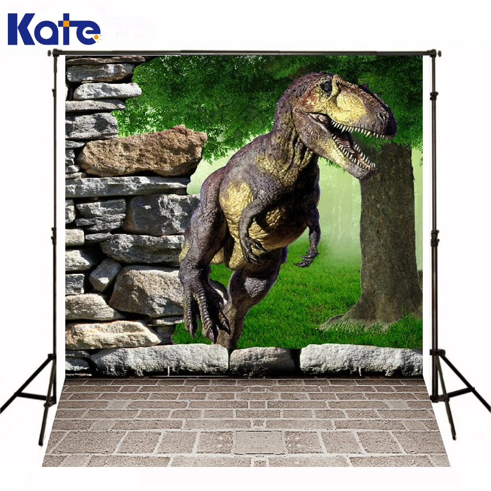 KATE 5X7FT динозавр вечерние дети Фон Парк Юрского периода вечерние 3D Детские фотографии фон для новорожденных фотостудии