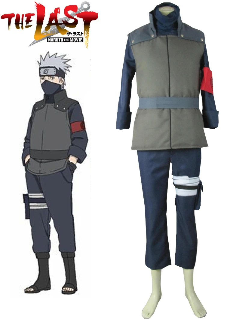 

The last Hatake Kakashi Cosplay Naruto The movie Hatake Kakashi Sixth Hokage Cosplay Costume Custom Made Any Size