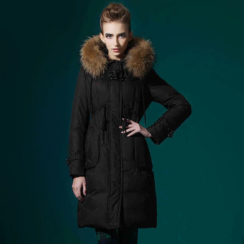 New Brand 2017 Winter jacket women down jackets Large Raccoon fur hood