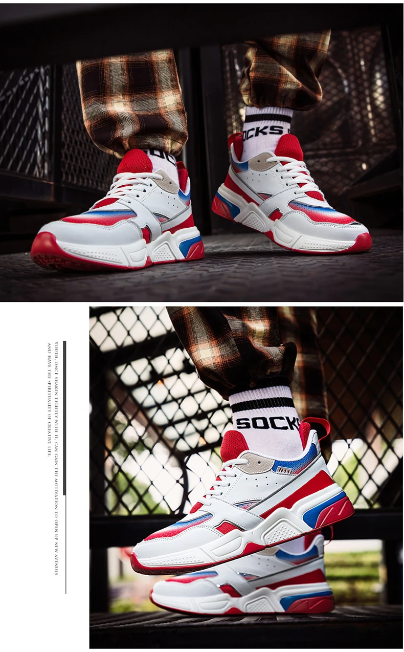 Men's Shoe Casual Trainers Sneaker Dad Shoes Men Sneakers Luxury Brand Platform Chunky Sneakers Men Casual Shoes High Platform  (8)