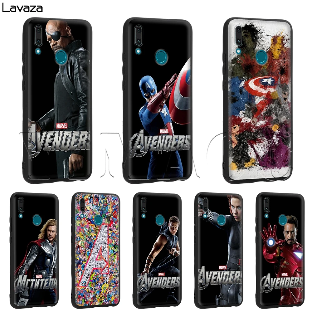 Lavaza The Avenger Captain America Iron Man Case for Huawei Mate 20 Honor 6a 7a 7c 7x 8C 8x 9 10 Nova 3i Lite Pro Y6 2018 Prime |