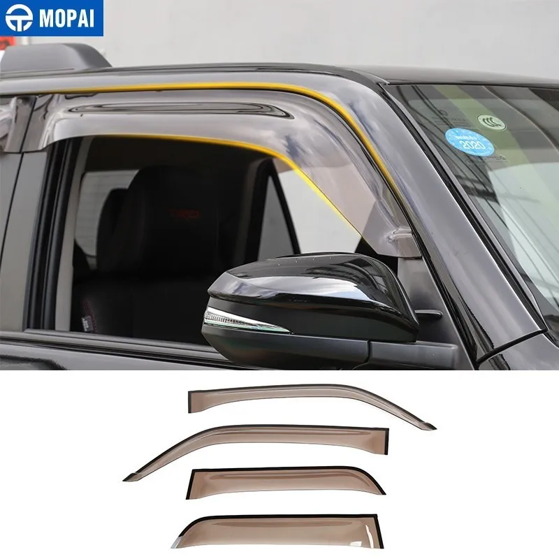 

MOPAI Awnings Shelters for Toyota 4 Runner Car Window Visor Vent Shade Sun Rain Guard for Toyota 4Runner 2014+ Car Accessories