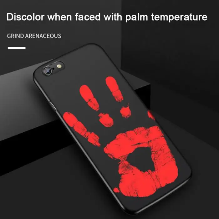 Термочувствительных чехол для телефона Цвет изменение мягкий из искусственной кожи чехол для Apple IPhone X 8 7 плюс 6 6 S JLRJ88 дропшиппинг