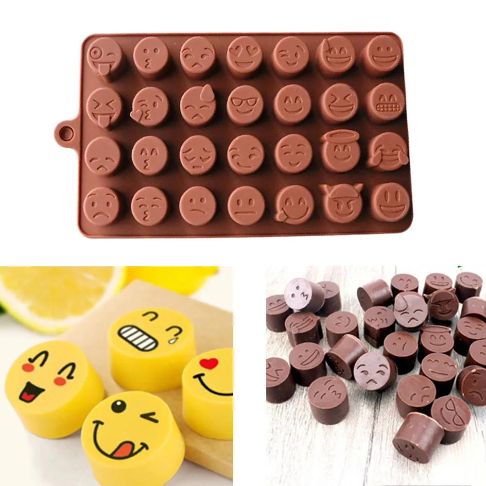 

Funny Face DIY Silicone For Cake Chocolate Sugar Candy Soap Baking Mold Pastry bakeware chocolate fondant pastry mould forms