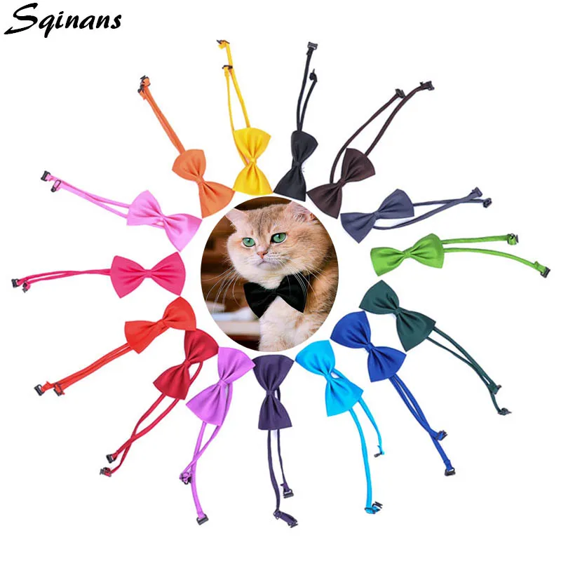 

6pcs/lot Dog Ties Cute Cat Bowknot Pet Grooming Accessories Adjustable Puppy Bowtie Collar Wedding Party Dog Cat Butterfly Knot
