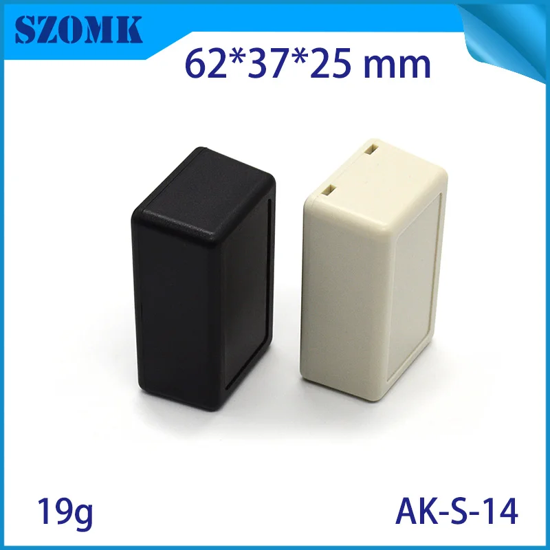 plastic enclosure for electronics control box szomk diy enclosure junction box plastic housing small abs instrument enclosure distribution box black plastic box enclosure electronics case   (10)