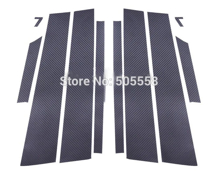 

CARBON FIBER VINYL A B C PILLAR CAR WRAP SHEET FILM STICKER FOR VW GOLF 7 MK7 CAR STYLING ACCESSORIES