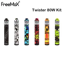 Оригинальный FreeMax TWISTER 80 Вт комплект Mod батарея 2300 мАч с Fireluke 2 бак 5 мл Fit X1 спиральная электронная сигарета Vape ручка