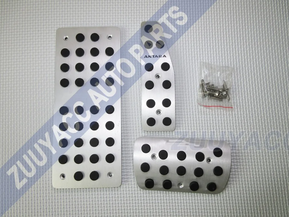 

A Set Brake Accelerator Footrest Pedal Pads for Opel Antara