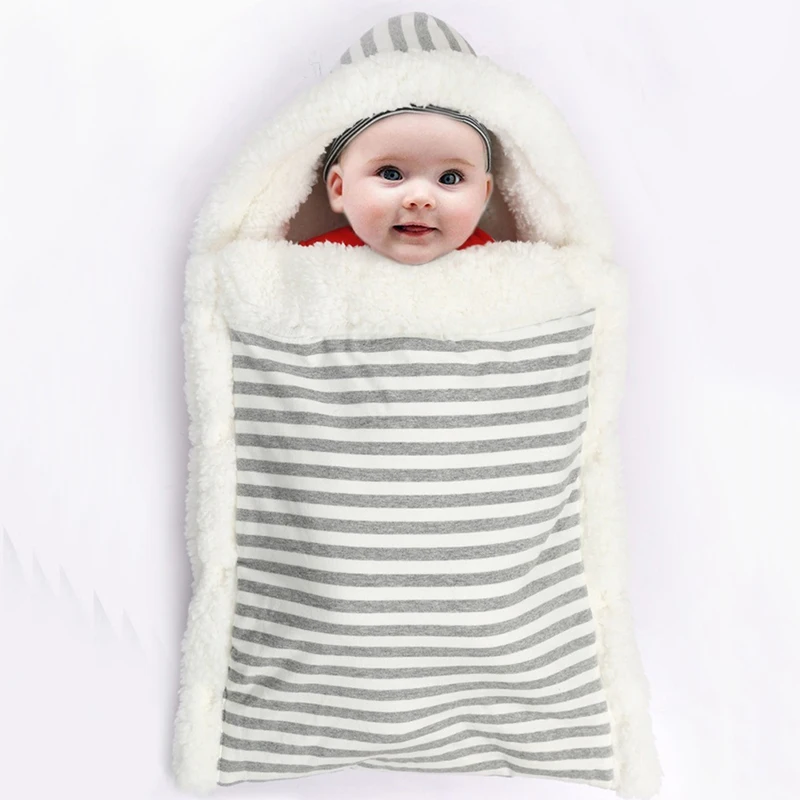 Горячая Распродажа, детский спальный мешок, зимний теплый детский спальный мешок, Кашемировое одеяло для новорожденных, спальный мешок для коляски