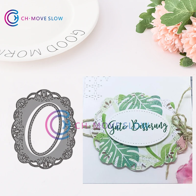 

2019 New Arrival CH Wreath Metal Cutting Dies Stencils for Scrapbooking/photo Album stamps Decorative Embossing DIY Cards