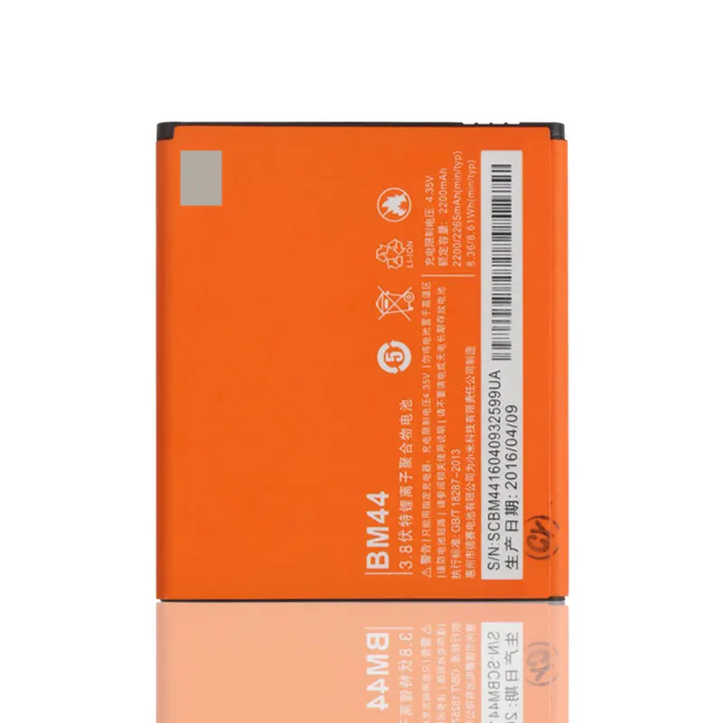 

High Quality Original Backup For Xiaomi Redmi 2 BM44 2200mah Battery Smart Mobile Phone+ + Tracking Number