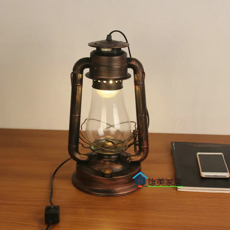 

New Lantern Lamp Lamp personalized style retro industrial work lamp Nordic furnishings kerosene lamp decoration GY190