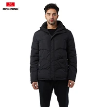 MALIDINU 2019 New Men Down Coat Warm Down Parka 70%White Duck Down Winter Down Jacket Hooded Mens Jackets Big Size Plus Size 6XL new winter outdoor trekking white duck down jacket men hooded outwear duck down coat breathable hiking camping sports jackets