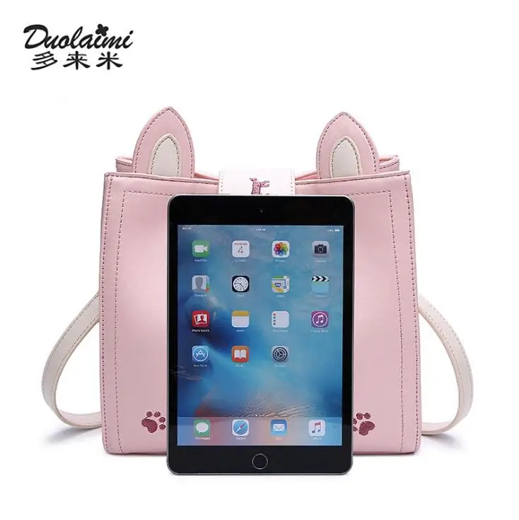 DuoLaiMi сумки для женщин 2018 розовая сумка через плечо вышивка bolsa feminina искусственная