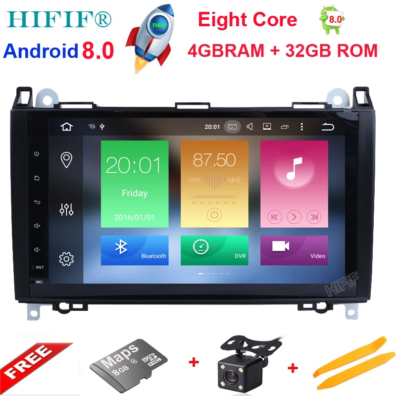 Flash Deal IPS New 9" Android 8.0 Car Stereo Head Unit GPS auto Radio For Mercedes Benz B200 W169 A160 Viano Vito 3G WIFI Touch Screen 0