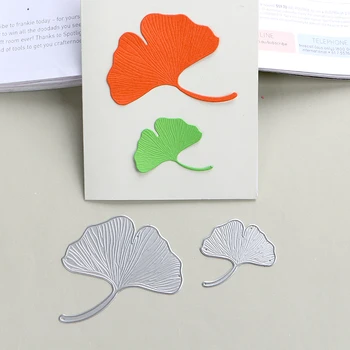 

DUOFEN METAL CUTTING DIES Ginkgo leaves stencil DIY Scrapbook Paper Album 2019 new