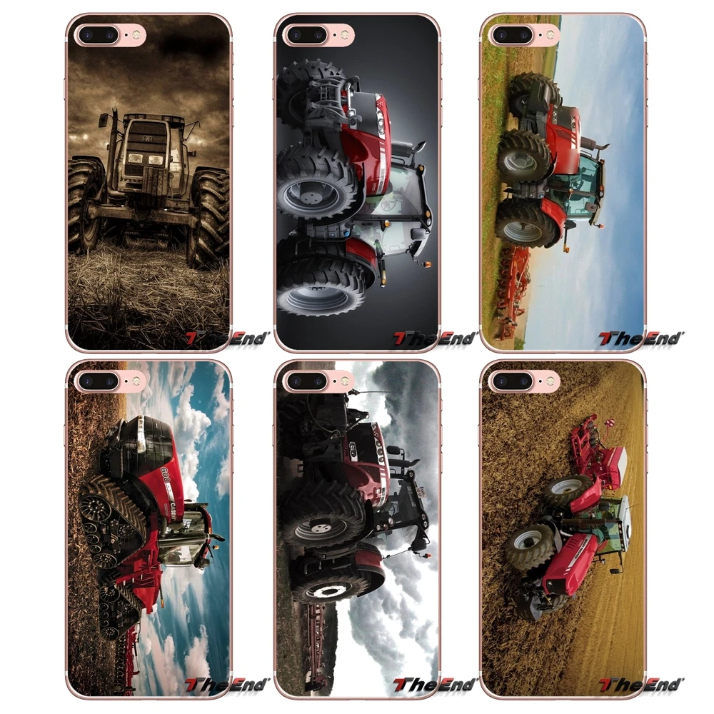 Силиконовый чехол для iPhone X 4 4S 5 5S 5C SE 6 6S 7 8 Plus Samsung Galaxy J1 J3 J5 J7 A3 A5 2016 2017 Massey Ferguson