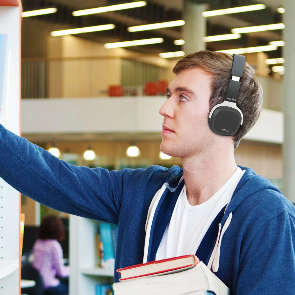 Новый Би беспроводные наушники bluetooth стерео портативный папка гарнитура с Спорт