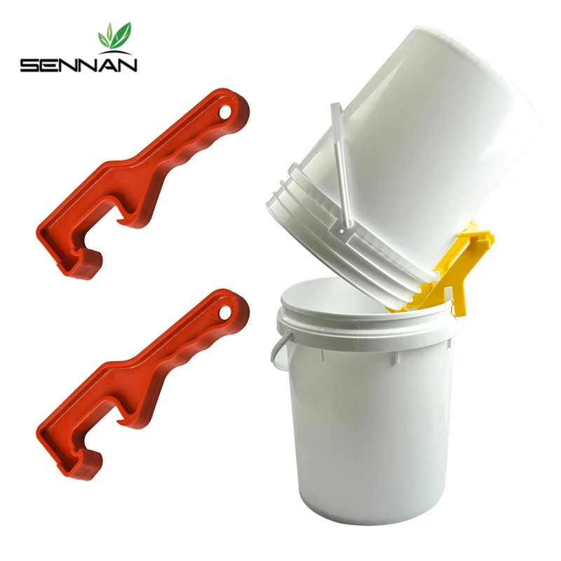 

SenNan Honey Bucket Bracket + 2 Pcs Honey Tank Bee Bucket Opener High Quality Beekeeping Tool Set