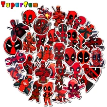 Waterproof Super Hero Man Deadpool Funny Stickers Suitcase Big Travel Stickers On The Car Motorcycle Luggage Laptop Bike Scooter