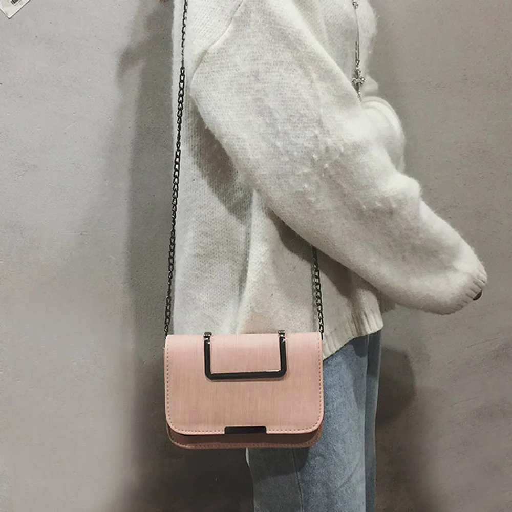

Xiniu Fashion Women Solid Button Color Shoulder Bags Messenger Phone Bag Famous Brand Borsa a tracolla da donna Dropshipping#30