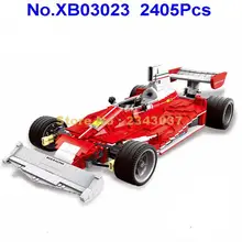 Xb03023 2405pcs technic the red power гоночный автомобиль строительные блоки игрушки