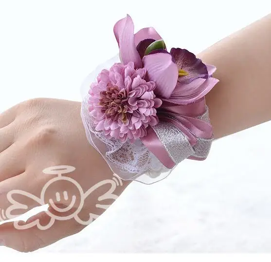 Eternal Angel hand made silk flower artificial corsage girl's