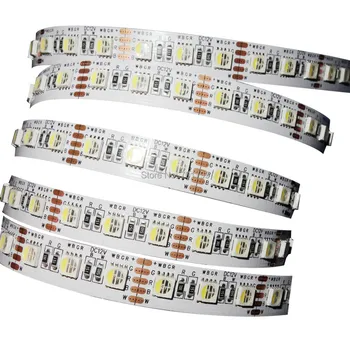 

NEW 5050 SMD 4-in-1 RGBW LED Strip;DC12V input 5m long;non-waterproof;WHITE PCB