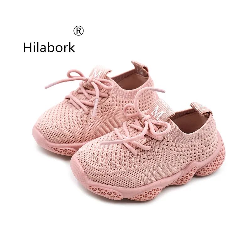 

Hilabork First Walkers 2019 new 0-3 years old baby breathable super soft bottom toddler sports shoes baby feet casual shoes